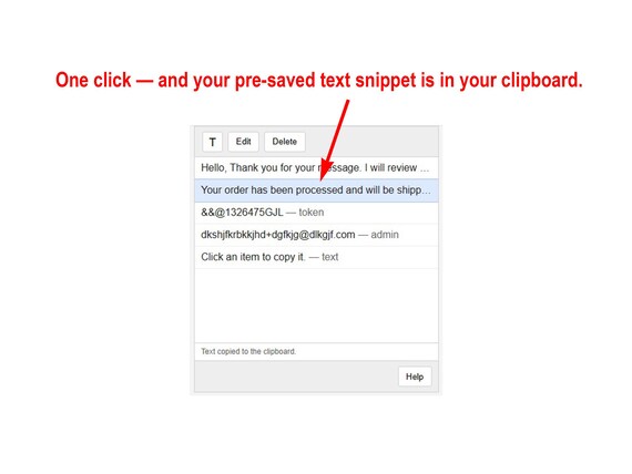 Clipboard Snippet Helper HTML App | Create, Save & Copy Text Snippets | Browser-Based Digital Tool | Chrome Compatible | 24 KB Download