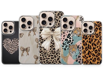 Jaguar Phone Case Leopard Print  Cover for iPhone 17 Pro Max, 16e, 15, 14, 13 & Samsung S25 Ultra, S24 FE, A56, A16, Pixel 10 XL, 9a, 8,7