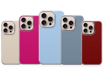 Minimalist Phone Case  Pastel Cover for iPhone 17 Pro Max, 16e, 15, 14, 13 & Samsung S25 Ultra, S24 FE,A56, A16, Pixel 10 XL, 9a, 8, 7