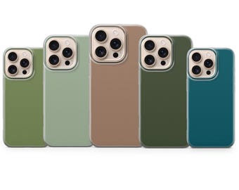 Minimalist Phone Case Pastel Cover for iPhone 17 Pro Max, 16e, 15, 14, 13 & Samsung S25 Ultra, S24 FE,A56, A16, Pixel 10 XL, 9a, 8, 7