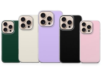 Simple Phone Case  Pastel Cover for iPhone 17 Pro Max, 16e, 15, 14, 13 & Samsung S25 Ultra, S24 FE,A56, A16, Pixel 10 XL, 9a, 8, 7
