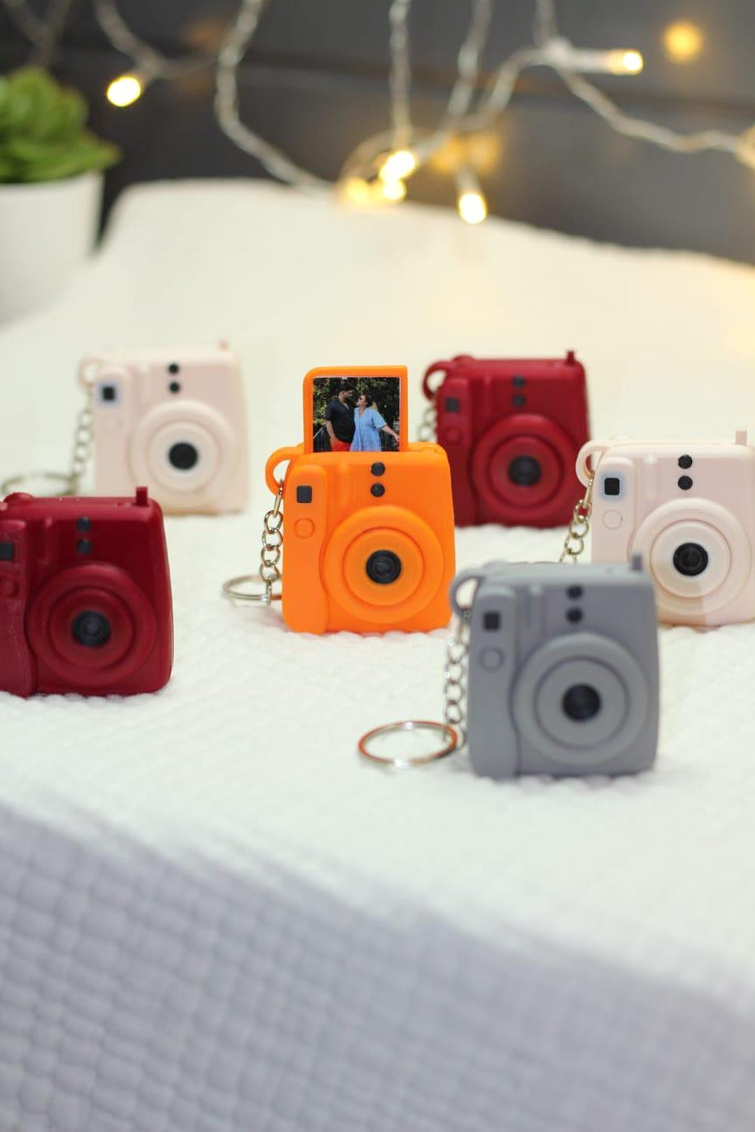 Mini Camera Keychain With, Custom Photo Personalized, Instax Photo ...