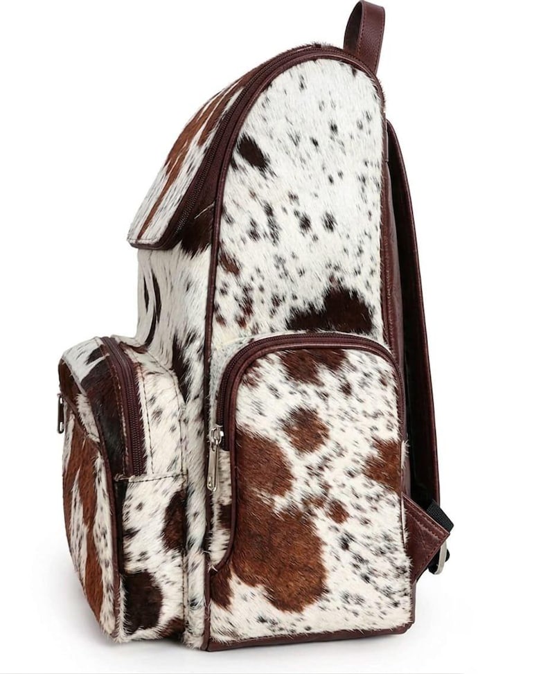stylish cow backpack