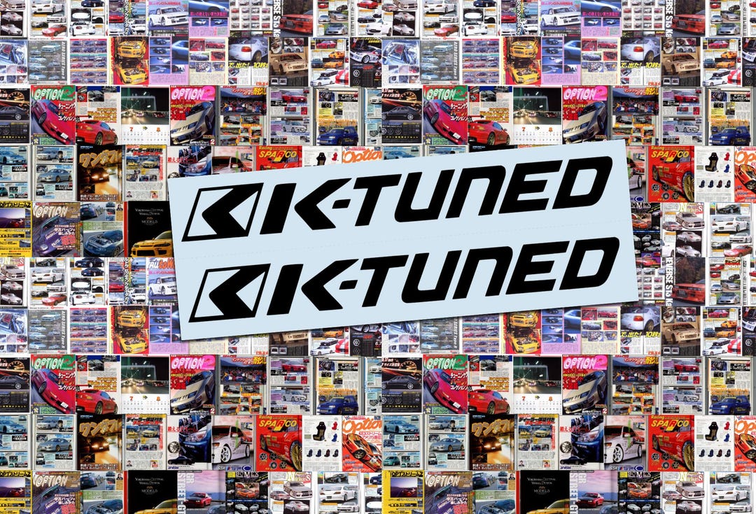K-tuned Honda Decal Pack 2 – Japanese JDM Racing - Vinyl Sticker Decal ...