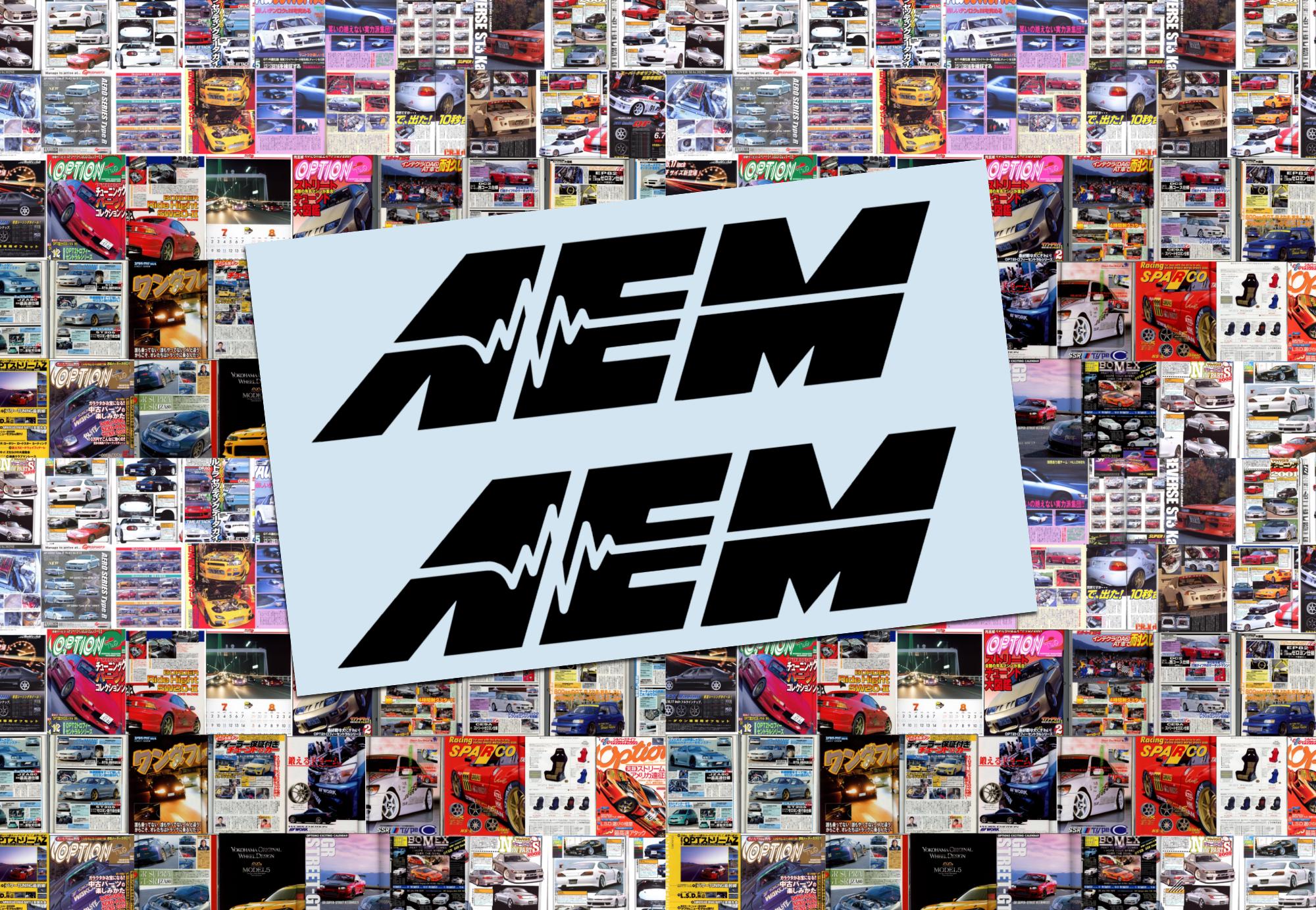 AEM Decal Pack 2 – Japanese JDM Racing - Vinyl Sticker Decal - Etsy