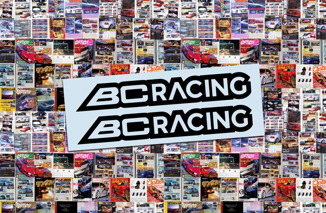 BC Racing Decal Pack: JDM Japanese Vinyl Stickers - Etsy