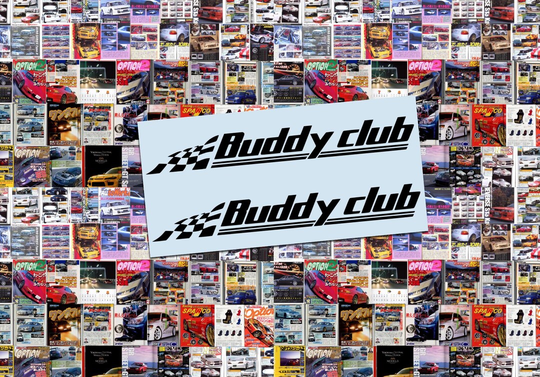 Buddy Club Honda Decal Pack 2 – Japanese JDM Racing - Vinyl Sticker ...