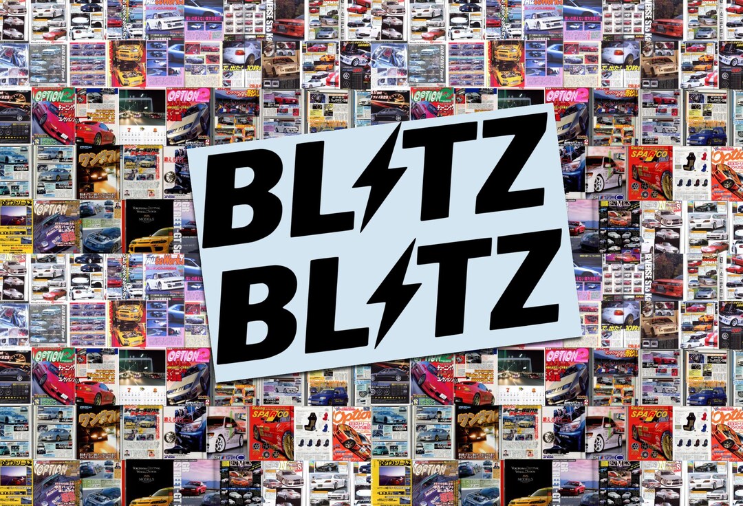 BLITZ Turbo Decal Pack 2 – Japanese JDM Racing - Vinyl Sticker Decal - Etsy