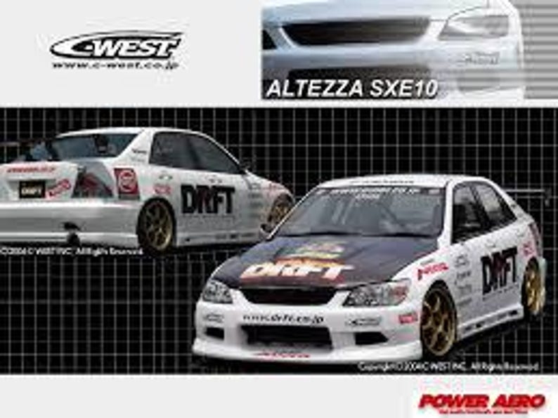Cwest Sticker C-west Body Kit Decal Pack 2 – Japanese JDM Racing - Vinyl Sticker ...