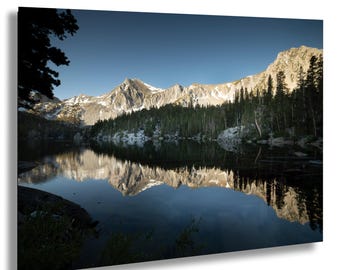 Sierra Nevada Mountain Lake Reflection Photography Print