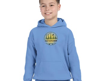 Kids Adventure Hoodie | Fun Outdoor Graphic Pullover | Cozy Boys & Girls Sweatshirt