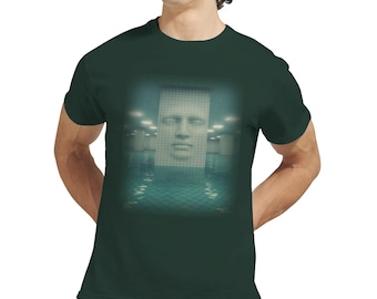 Analog Horror Liminal Space Shirt | Creepy Digital Face Tee | Gildan 5000 Unisex T-Shirt