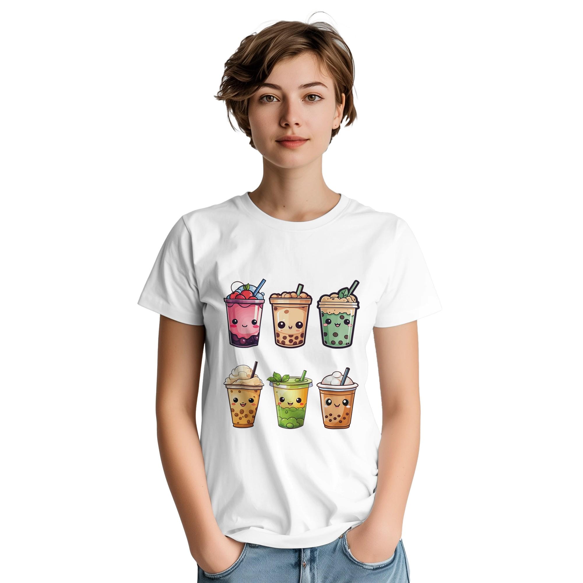 ユーザーTAPIOKA向けにデザインされたシャツ。 キュートなタピオカティーTシャツ | かわいいグラフィックユニセックス