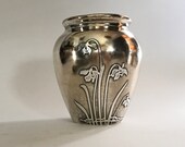Arts and Crafts Era Mixed Metals Vase by Otto Heintz