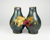 Jugendstil Double Vase - Turn-Teplitz Amphora