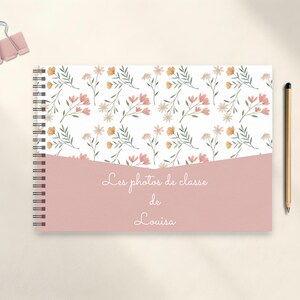 Class photo album • Kindergarten to high school • 16 class photos + bonus class photos • School keepsake • Fill-in school album • Gift for child/parent Avec Prénom