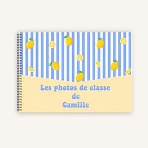 Class photo album • Kindergarten to high school • 16 class photos + bonus class photos • School keepsake • Fill-in school album • Gift for child/parent