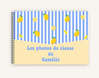 Class photo album • Kindergarten to high school • 16 class photos + bonus class photos • School keepsake • Fill-in school album • Gift for child/parent