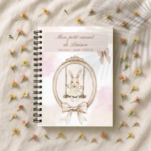 Carnet de liaison nounou / crèche / assistante maternelle - bébé suivi quotidien pendant 1 an