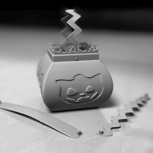 Süßes oder Saures Halloween Eimer 3D druckbares Modell.