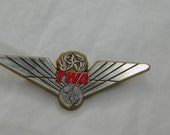 Vintage TWA Airlines Junior Pilot or Stewardess Wings Pin dr32