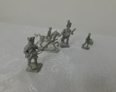 Vintage Unpainted Toy Lead Soldiers for Supply or Repurpose Misc Bx