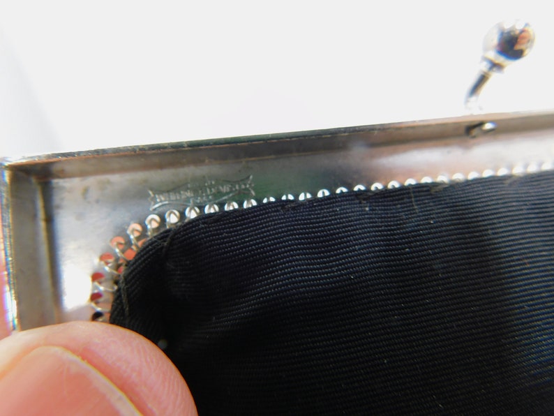 1940/'s Vintage Whiting and Davis Metal Mesh Handbag or Purse Clutch