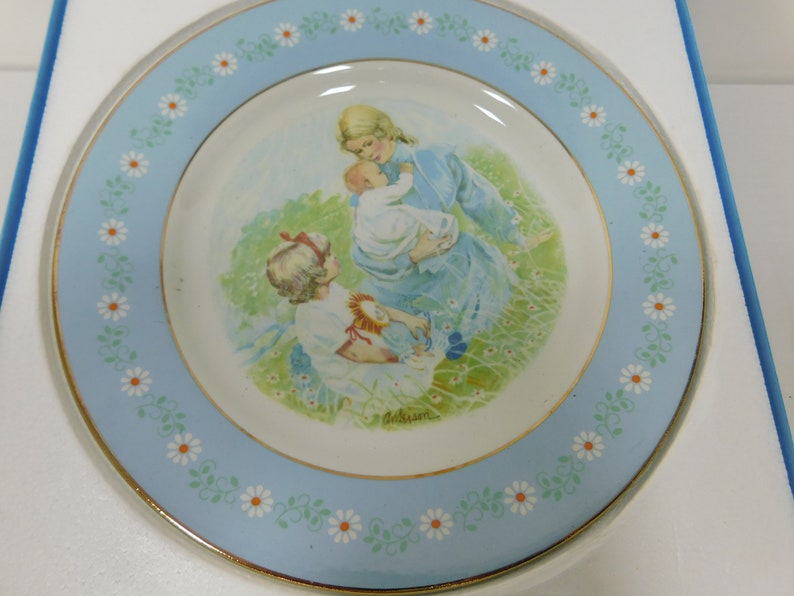 Vintage Avon tenderness Commemorative Plate Etsy
