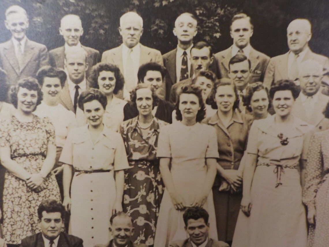 Original Vintage 8 X 10 1930's Photo of the Employees of Etsy