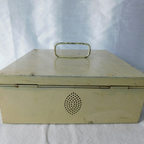 White Metal Box Etsy