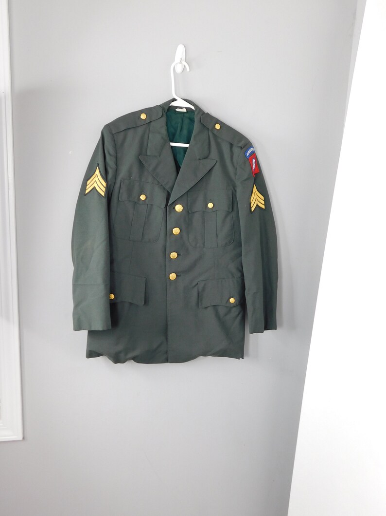 Post Vietnam War Era US Army 82nd Airborne Dress Green Jacket | Etsy