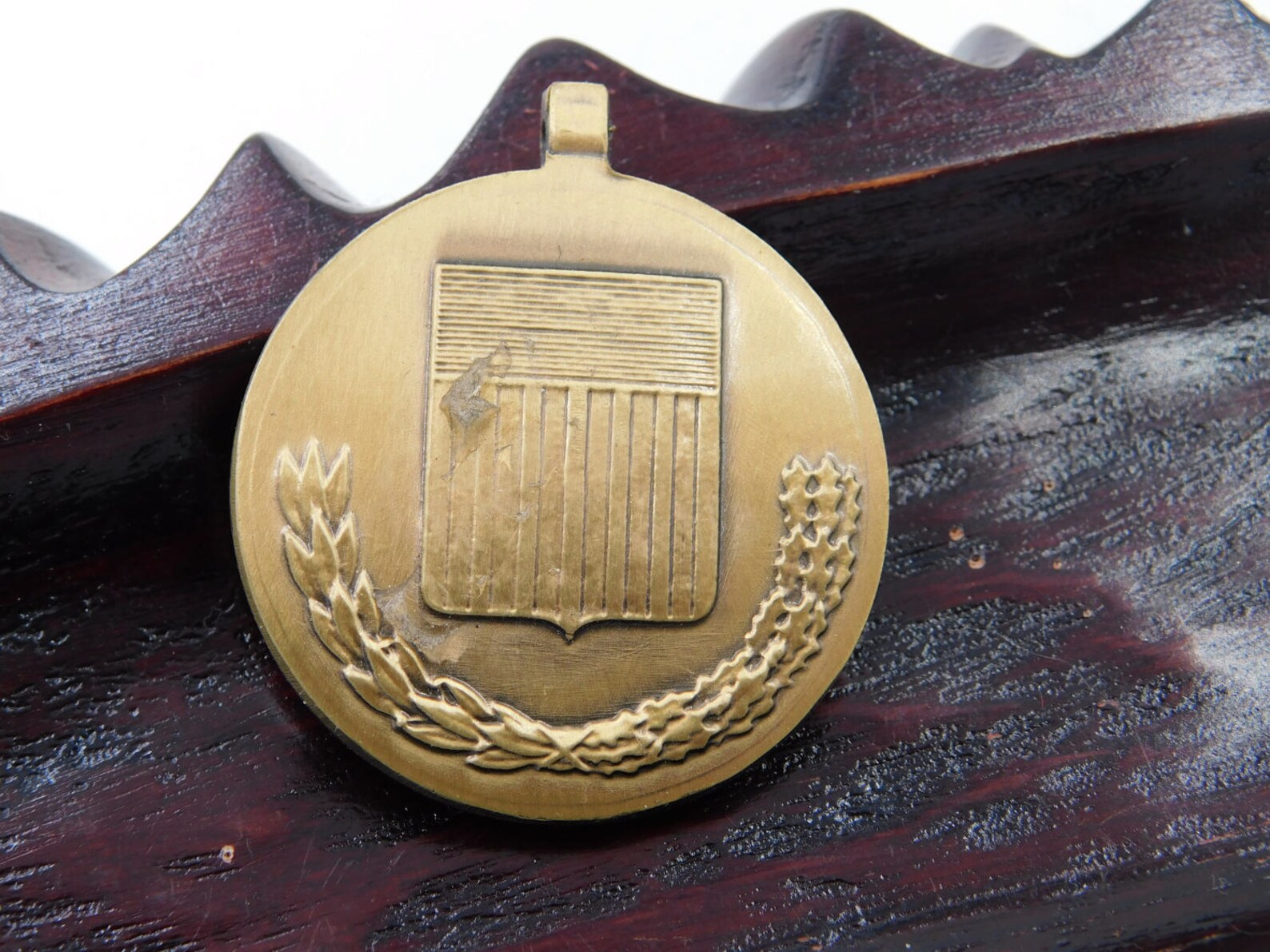 Vintage US Military Eagle Medal for Repurpose That Reads Etsy