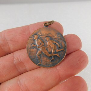 Antique 1919 First Prize Gold Medal 50 Yard Dash Track /& Field G.C.A.A Athletic Exonumia Vintage Sports Numismatic