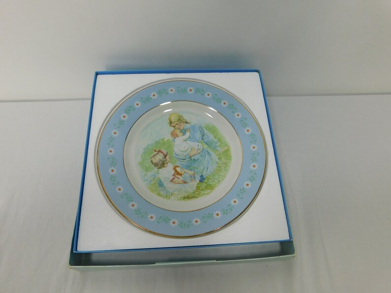 Vintage Avon tenderness Commemorative Plate Etsy