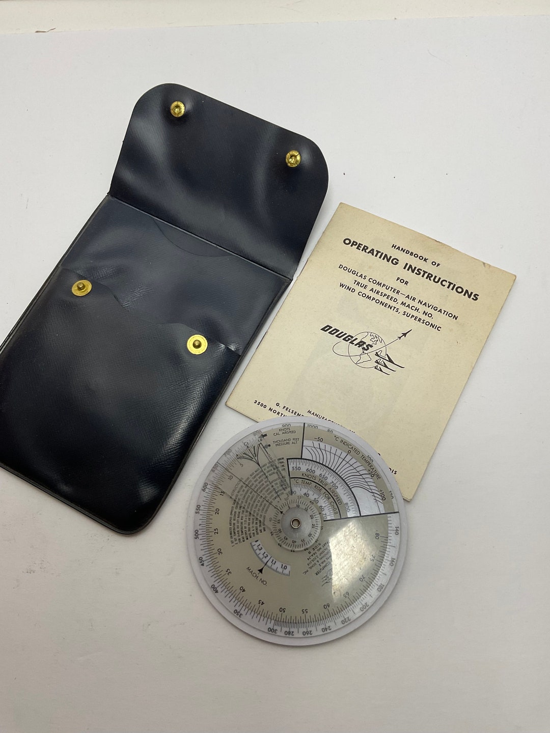 Rare 1950's Douglas Flight Computer and Case With - Etsy Canada