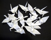 100 3" white origami cranes paper cranes wedding party decoration Christmas Tree Ornament Decoration