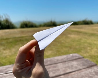 50 small paper planes, origami planes, paper airplanes, wedding decor, birthday decor, pilot wedding decor