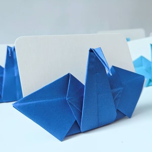 Set of 20 Origami Cranes Place Card Holder, Name Card, Table Number Japanese Wedding Party Event Decoration Asian Wedding Ideas