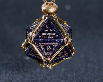 Personalised Wedding Dice - Marriage dice, Dungeons and Dragons, Gifts for Couple, Valentines Gifts, Crystal Dice, Custom D20