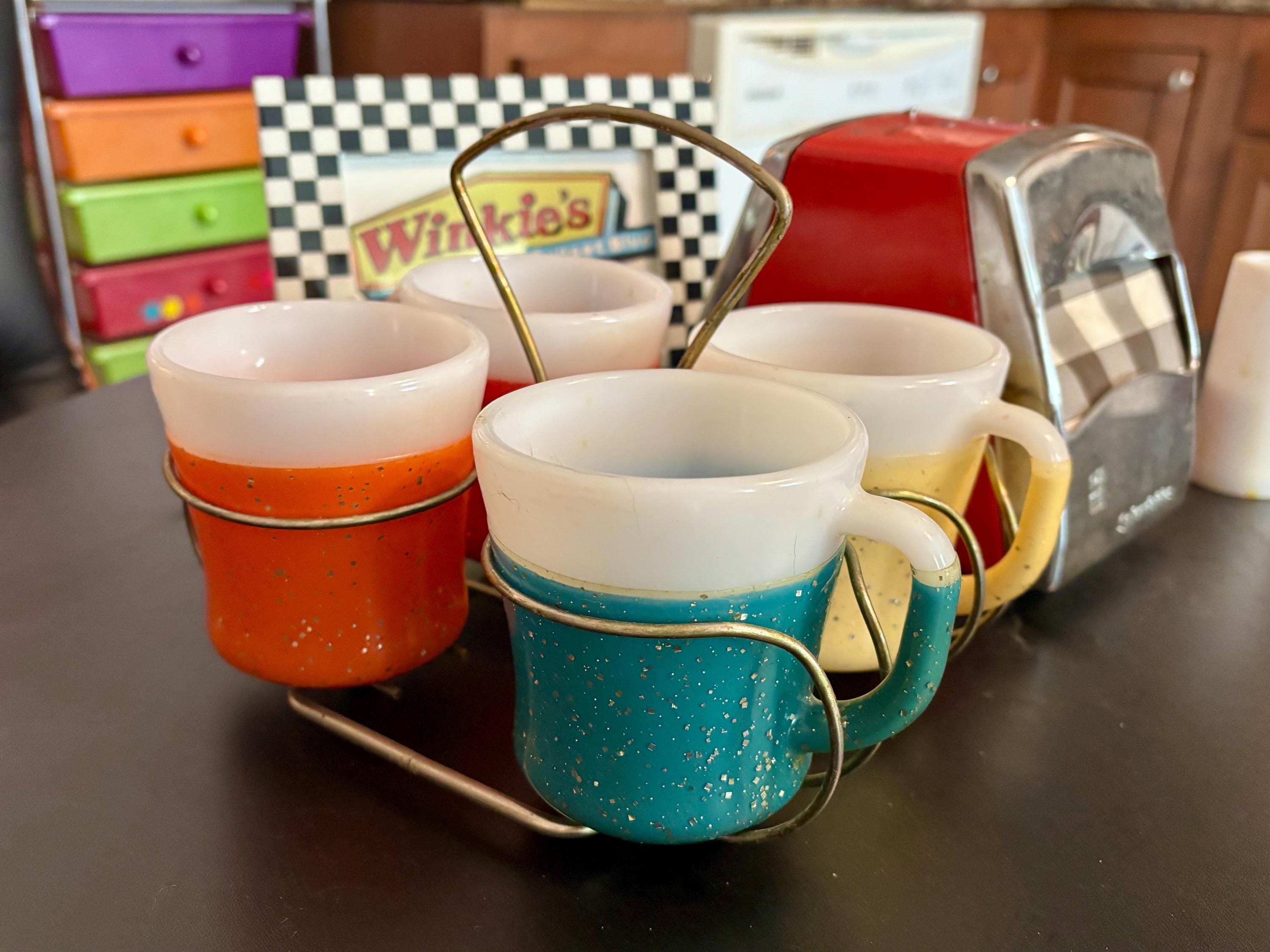 Vintage Fire King Canisters - Etsy
