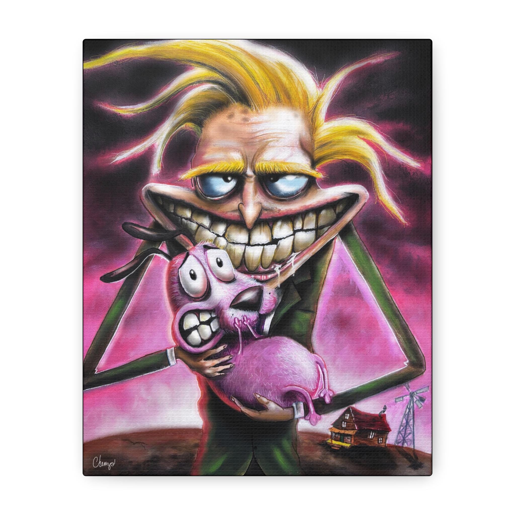 Courage the Cowardly Dog Freaky Fred - Etsy