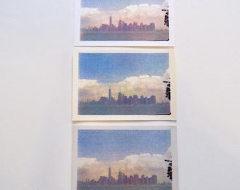 Risograph Print, Skyline