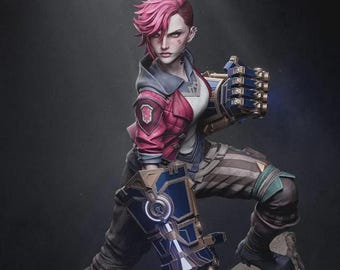 Vi Arcane スタチュー – 手描き3Dプリント樹脂フィギュア | League Collectible
