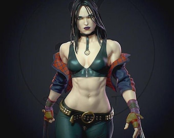 X-23 ブラッディベーススタチュー – 手描き3Dプリント樹脂フィギュア | マーベルコレクタブル