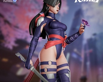 サイロック カタナポーズ スタチュー – 手描き 3D プリント レジンフィギュア | ファンアート コレクタブル