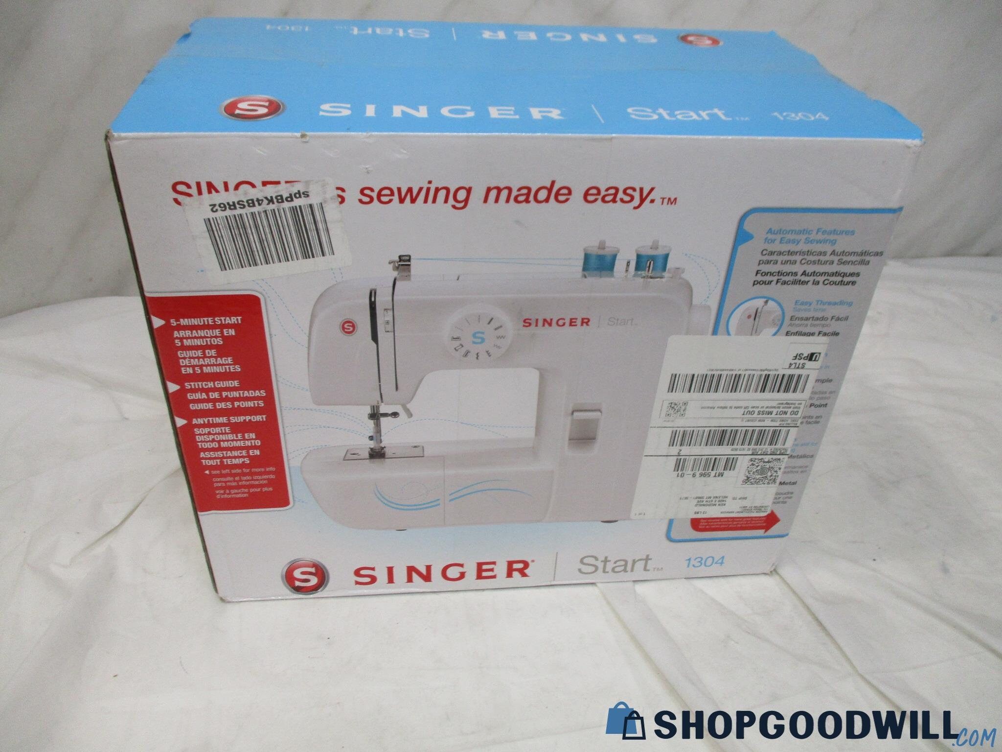 Por 89,79 euros podemos hacernos con la máquina de coser Singer Start 1306  en