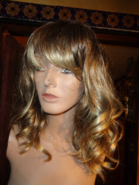 Synthetic Soft Curls Medium Length Wig New Etsy