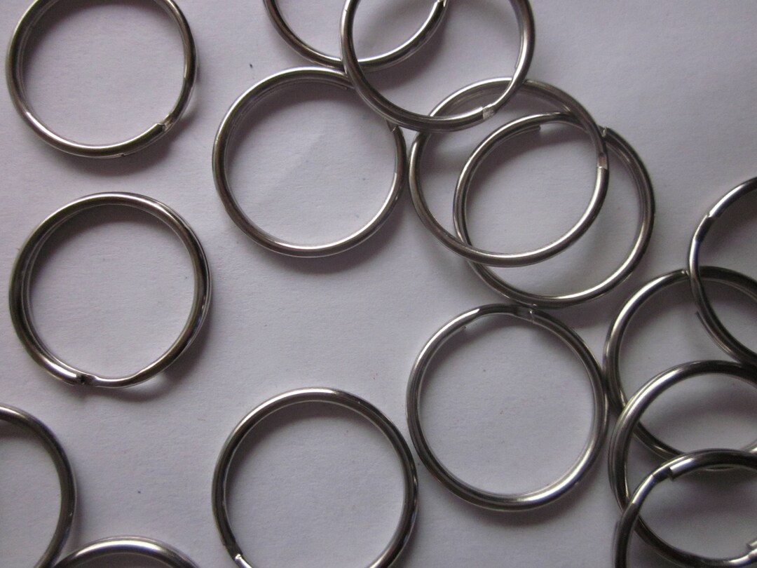 Double Loop Iron Jump Rings 20mm 50 Jump Rings Etsy