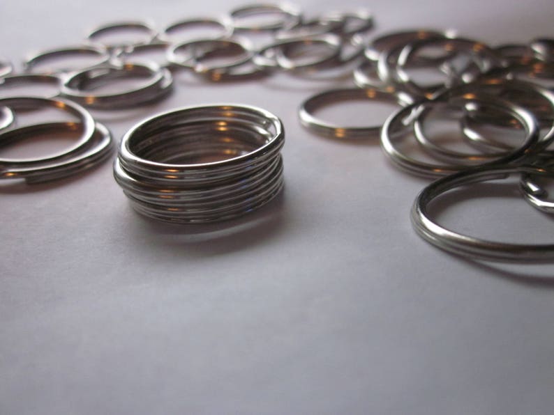Double Loop Iron Jump Rings 20mm 50 Jump Rings Etsy
