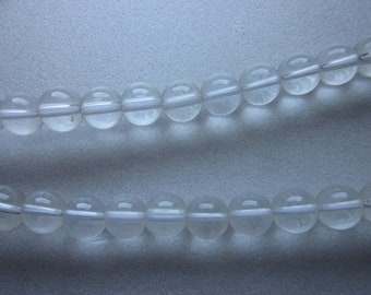 Clear Round Glass Beads 12mm 12 Beads